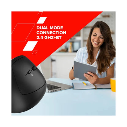 CANYON mouse MW-25 Ergonomic LED AA Dual mode Wireless Black CNS-CMSW25