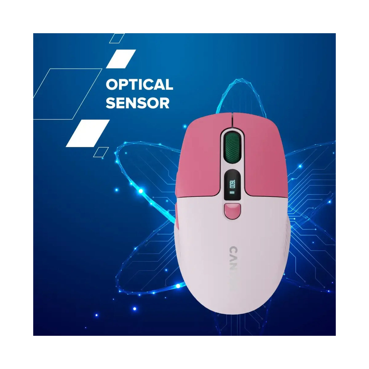CANYON mouse MW-26 LCD Silent Dual Mode Wireless Violet CNS-CMSW26V