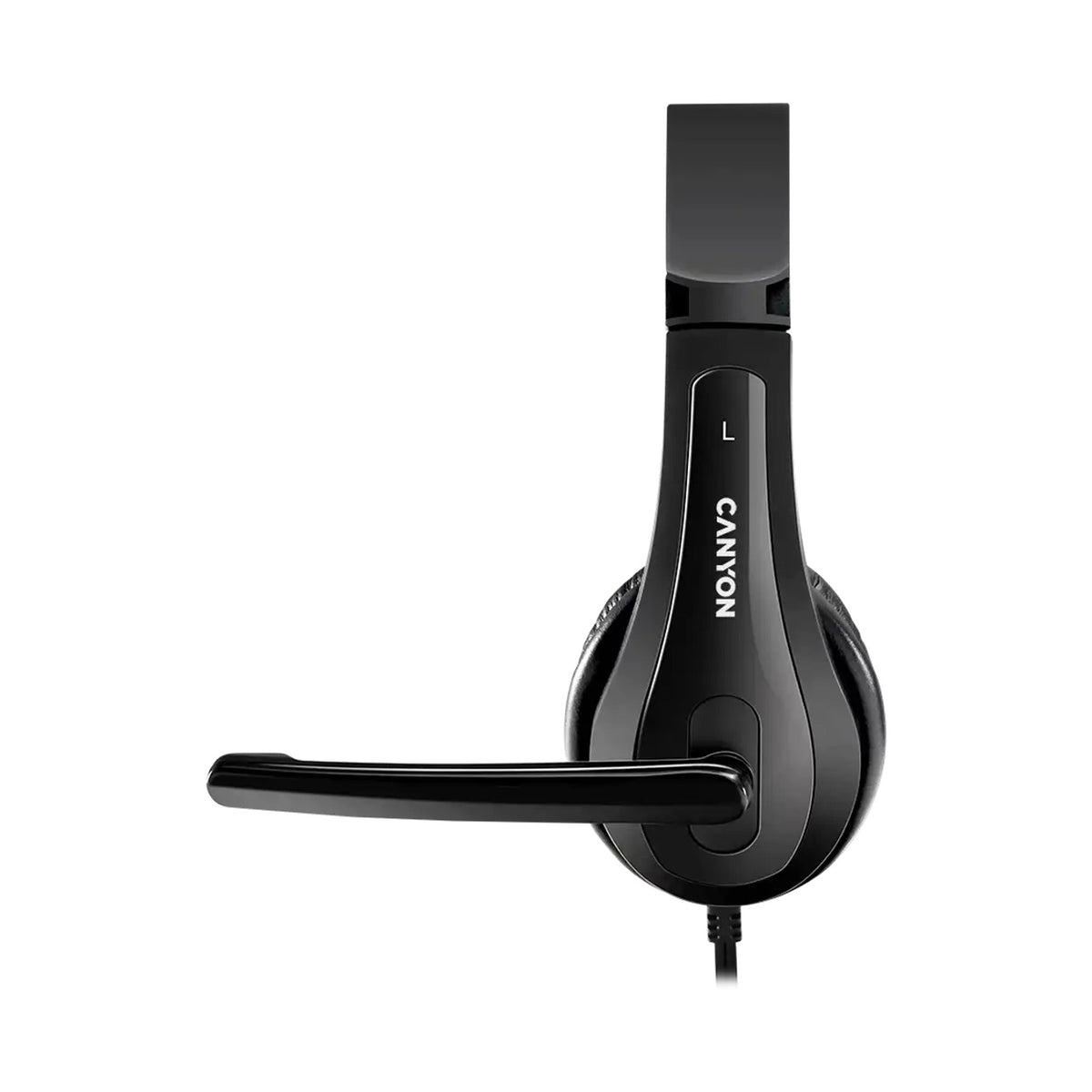 CANYON PC headset CHSU-1 PC Mic USB 2m Black CNS-CHSU1B