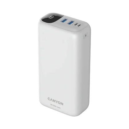 CANYON power bank PB-301 LED 30000 mAh PD 20W QC 3.0 White CNE-CPB301W
