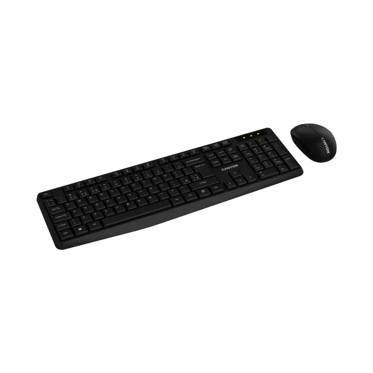 CANYON SET-W01 Keyboard+Mouse Wireless Black CNE-HSETW01