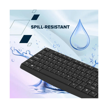 CANYON SET-W01 Keyboard+Mouse Wireless Black CNE-HSETW01