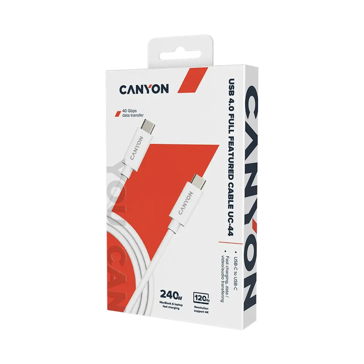 CANYON UC-44 cable U4-CC-5A1M-E USB4 TYPE-C to TYPE-C CNS-USBC44W