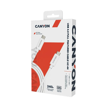 CANYON UC-44 cable U4-CC-5A1M-E USB4 TYPE-C to TYPE-C CNS-USBC44W