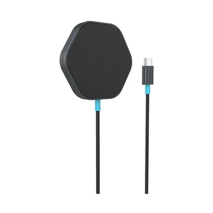 CANYON wireless charger HEXAGON 110 Dark Grey Blue CNS-WCS110