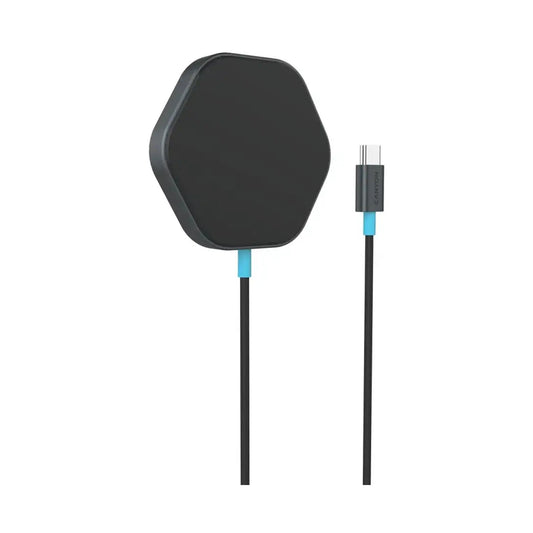 CANYON wireless charger HEXAGON 110 Dark Grey Blue CNS-WCS110