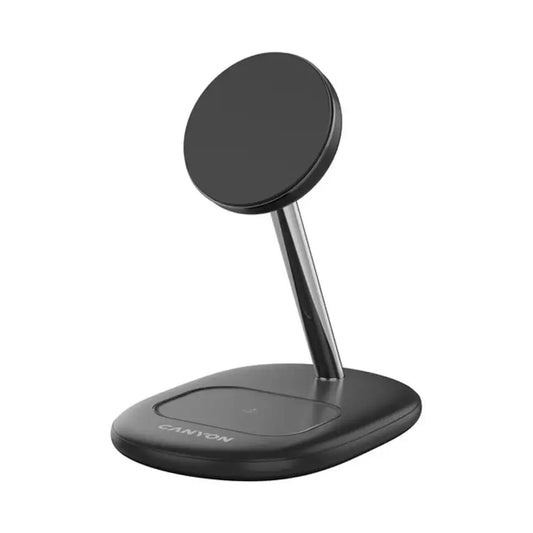 CANYON wireless charger WCS-205 15W Qi2 2in1 w/o adapter Black CNS-WCS205BW/A
