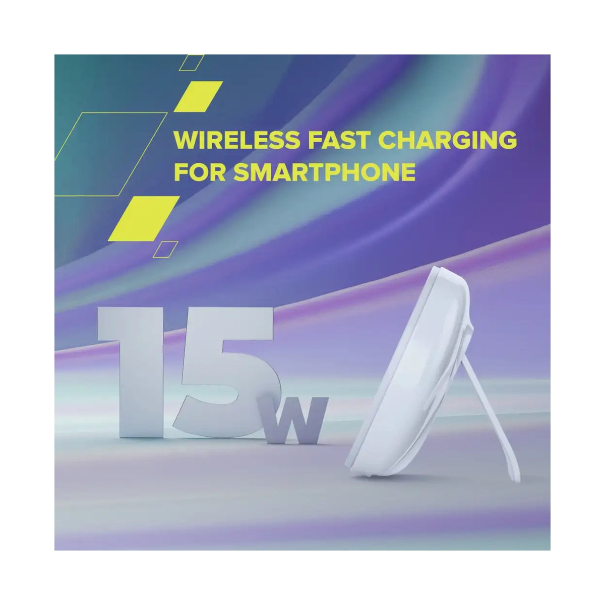 CANYON wireless charger WS-105 15W Qi2 White CNS-WCS105W