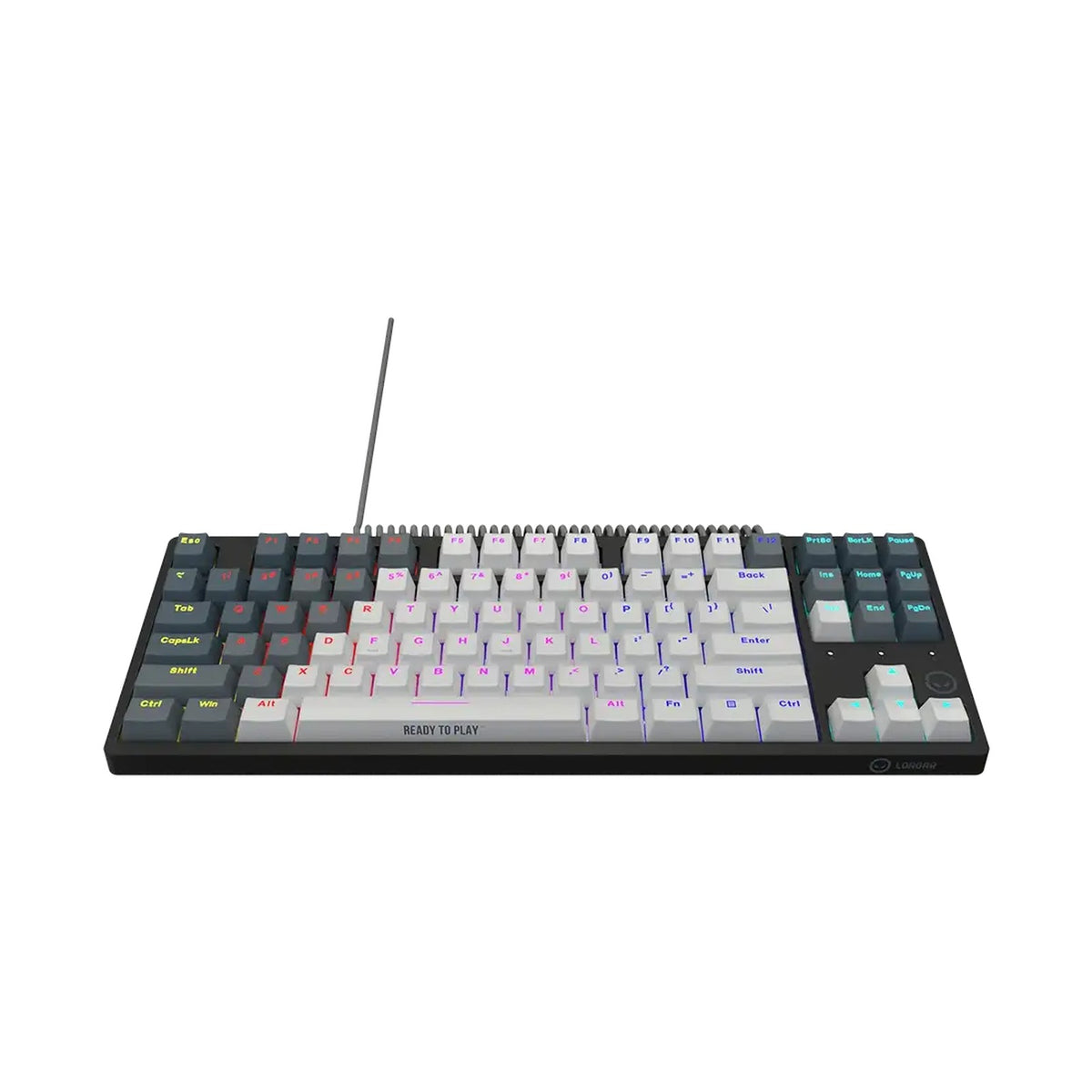 LORGAR Azar 514TKL Wired RGB mechanical gaming keyboard white EN layout LRG-GK514TKL-WH-US
