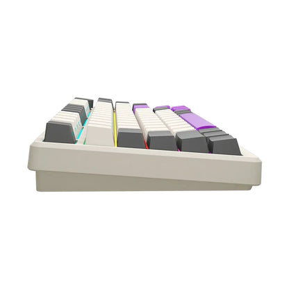 LORGAR KBP7075W Wireless Mechanical Gaming Keyboard Pro Beige LRG-KBP7075W-RT-US