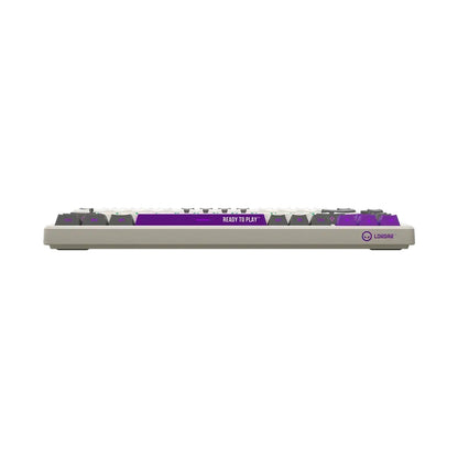 LORGAR KBP7075W Wireless Mechanical Gaming Keyboard Pro Beige LRG-KBP7075W-RT-US