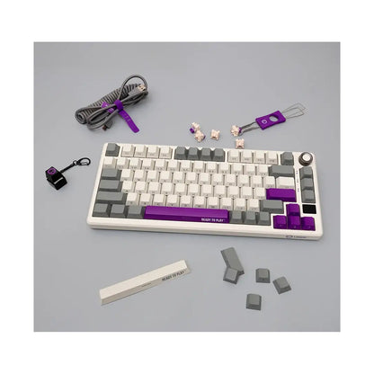 LORGAR KBP7075W Wireless Mechanical Gaming Keyboard Pro Beige LRG-KBP7075W-RT-US