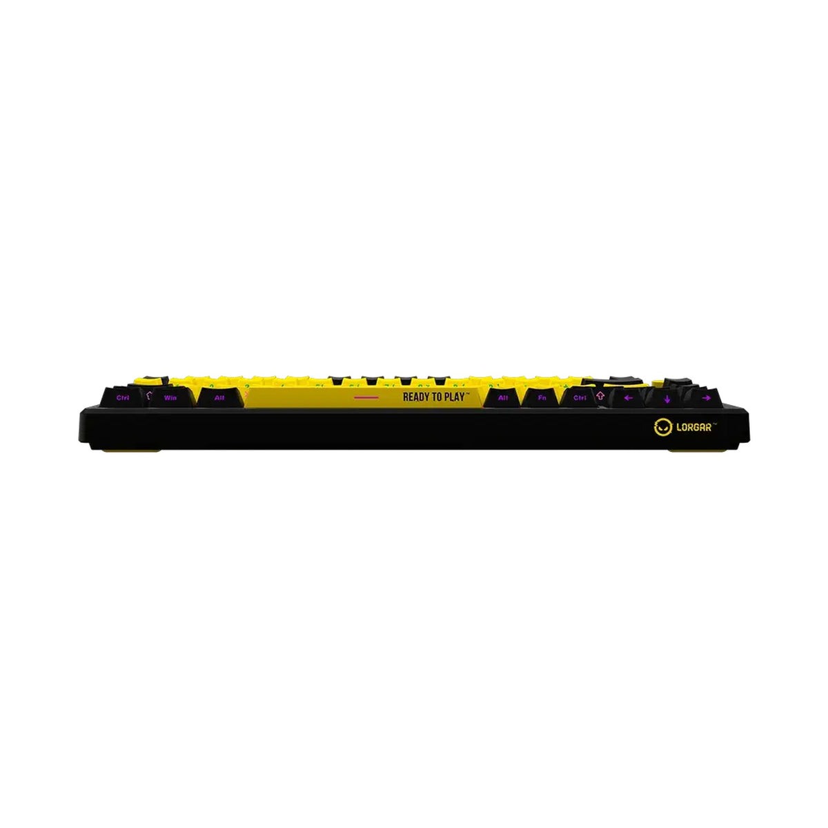 LORGAR KBP7075W Wireless Mechanical Gaming Keyboard Pro Black/yellow LRG-KBP7075W-YL-US