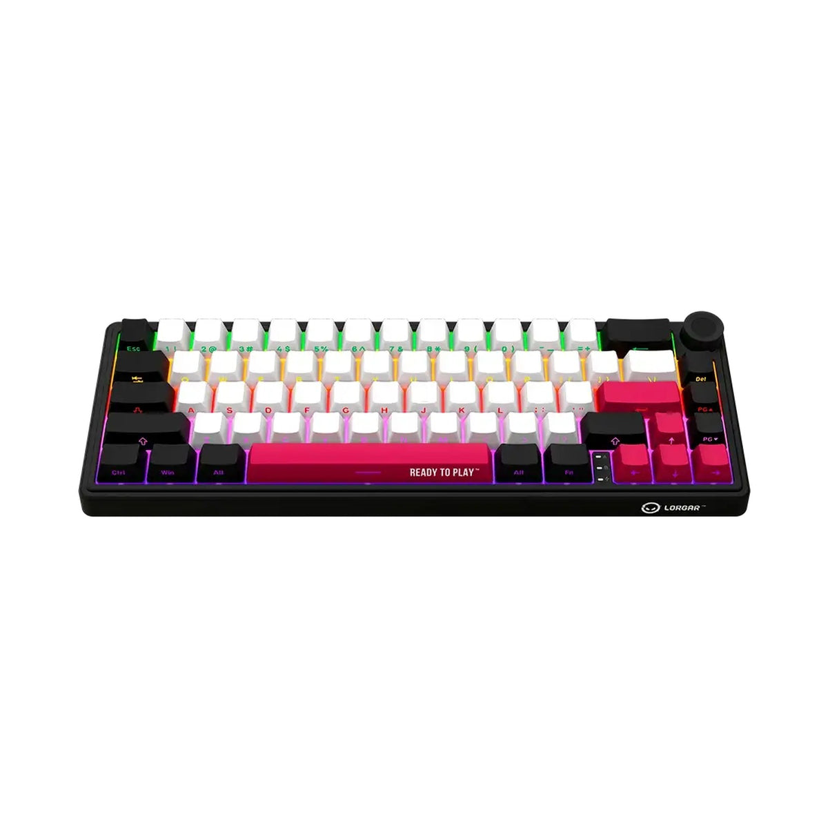 LORGAR KBP70MW Wireless Mechanical Gaming Keyboard Pro Black/red LRG-KBP70MW-BK-US