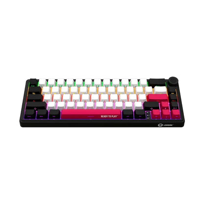 LORGAR KBP70MW Wireless Mechanical Gaming Keyboard Pro Black/red LRG-KBP70MW-BK-US
