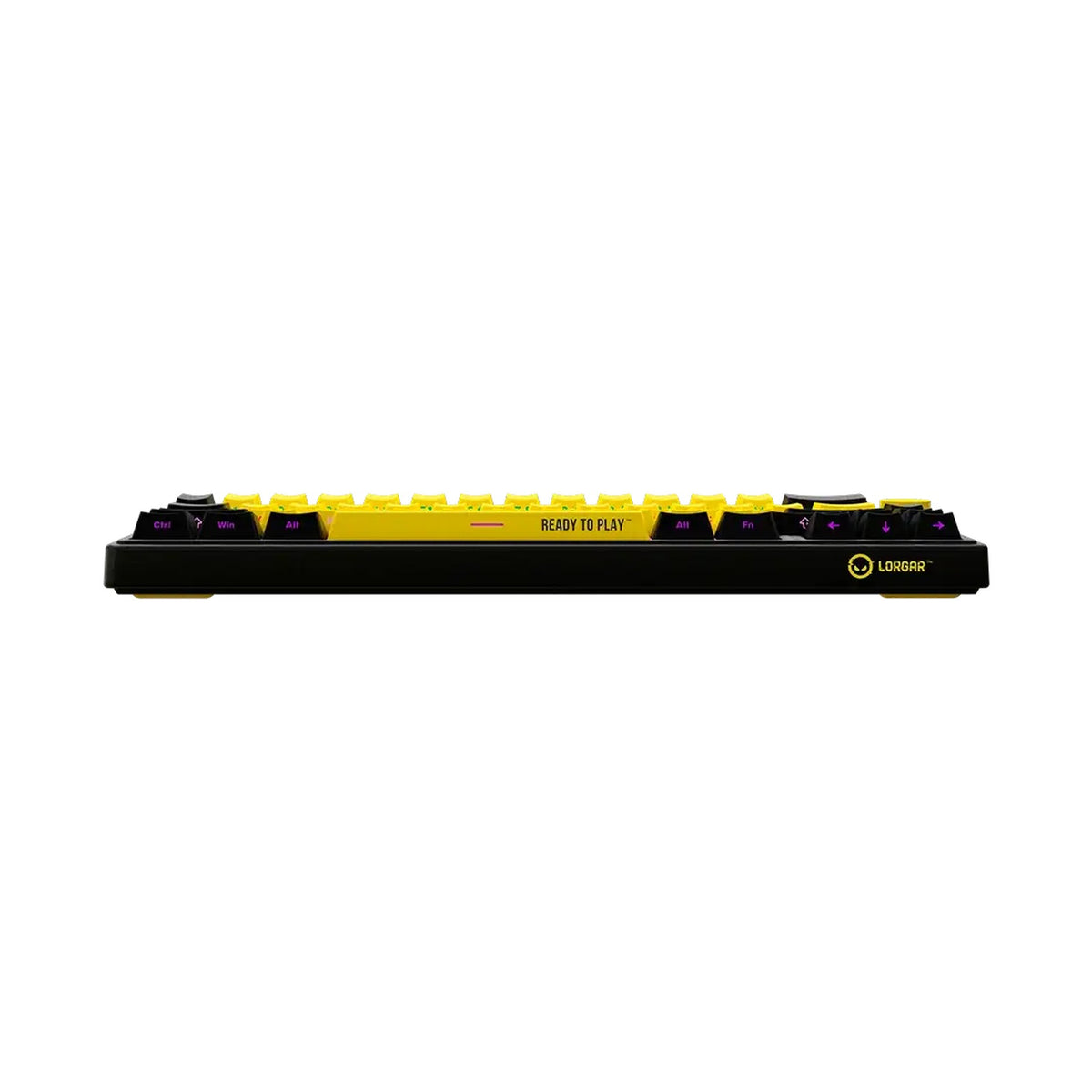 LORGAR KBP70MW Wireless Mechanical Gaming Keyboard Pro Black/yellow LRG-KBP70MW-YL-US