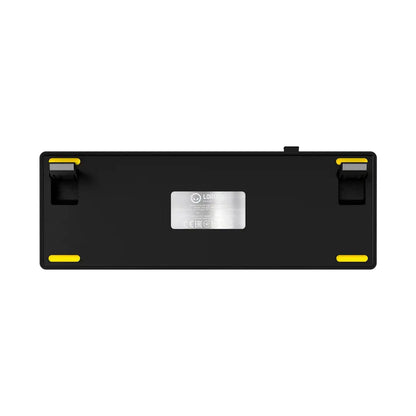 LORGAR KBP70MW Wireless Mechanical Gaming Keyboard Pro Black/yellow LRG-KBP70MW-YL-US