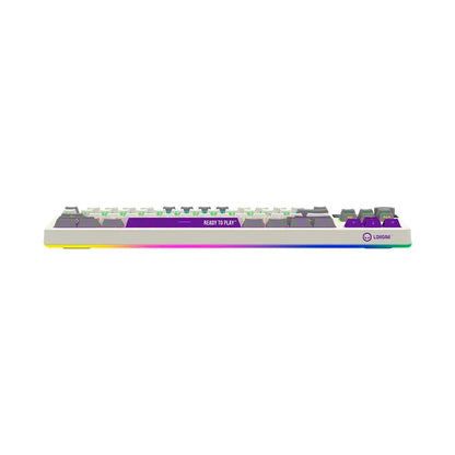 LORGAR KBP70TKLW Wireless TKL Mechanical Gaming Keyboard Pro Beige LRG-KBP70TKLW-RT-US