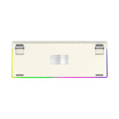 LORGAR KBP70TKLW Wireless TKL Mechanical Gaming Keyboard Pro Beige LRG-KBP70TKLW-RT-US