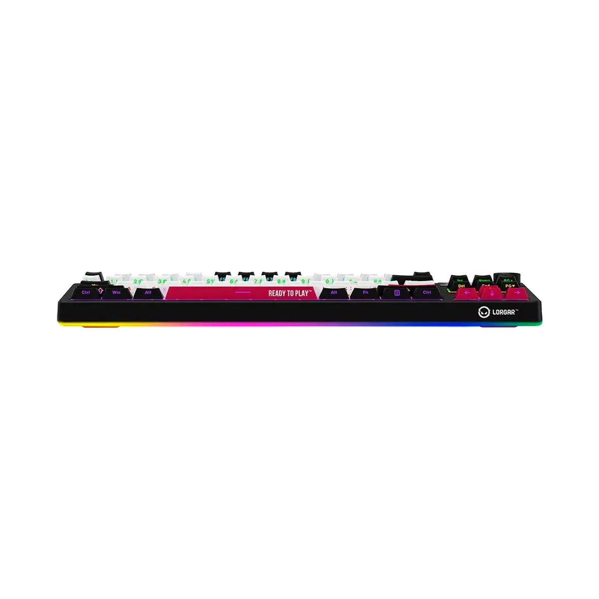 LORGAR KBP70TKLW Wireless TKL Mechanical Gaming Keyboard Pro Black/red LRG-KBP70TKLW-BK-US