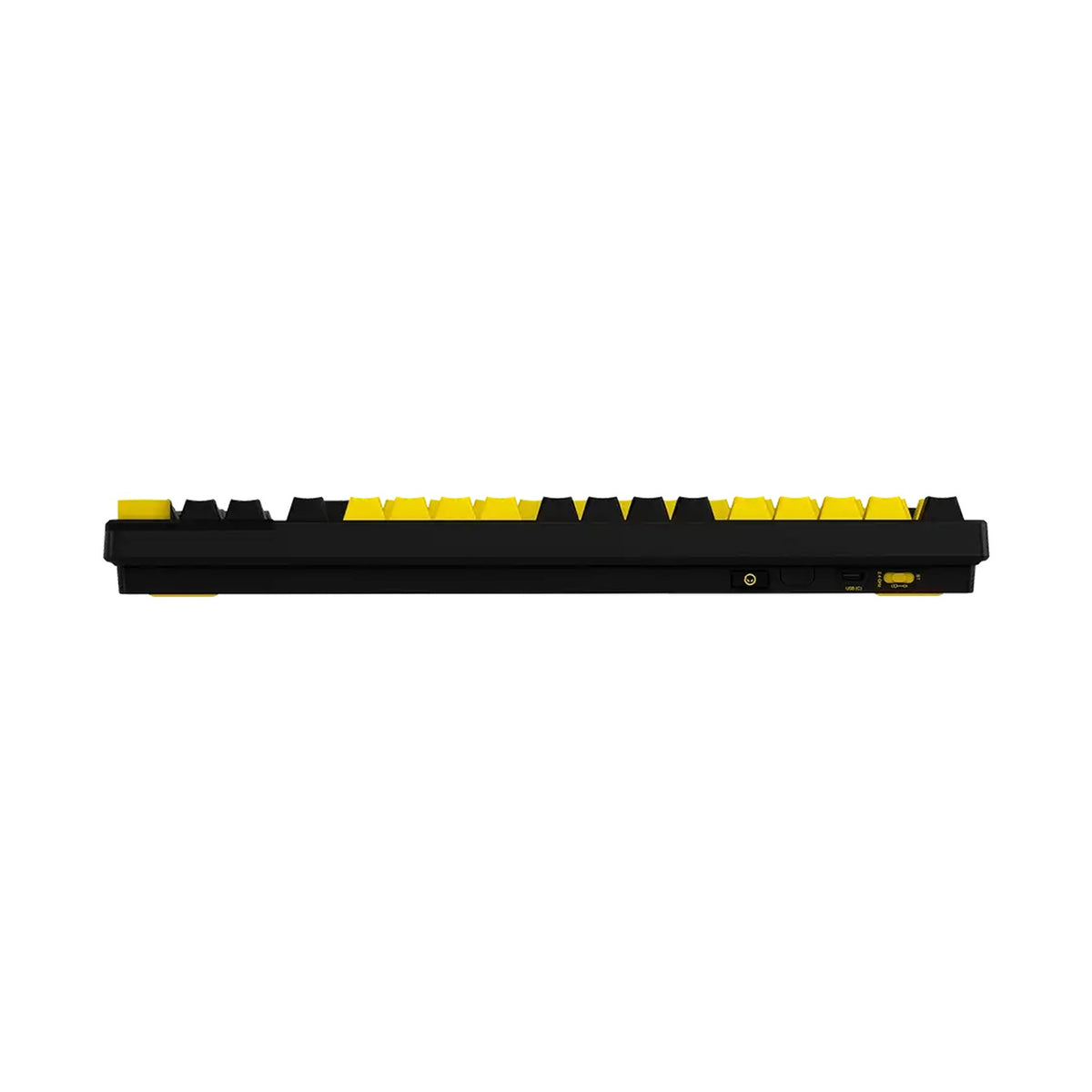 LORGAR KBP70TKLW Wireless TKL Mechanical Gaming Keyboard Pro Black/yellow LRG-KBP70TKLW-YL-US