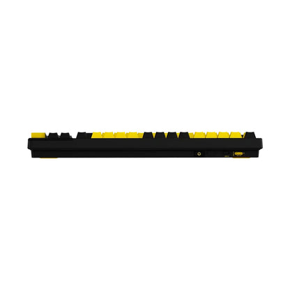 LORGAR KBP70TKLW Wireless TKL Mechanical Gaming Keyboard Pro Black/yellow LRG-KBP70TKLW-YL-US
