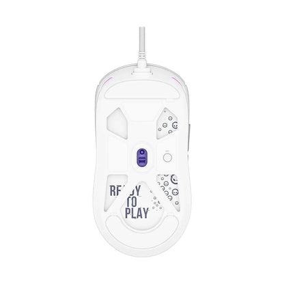 LORGAR MSA10 Ultralight Wired Gaming Mouse Advanced white LRG-MSA10-WH