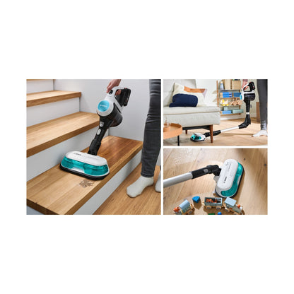 Bosch Rechargeable 2 in 1 Vacuum and Mop Unlimited 7 ProHygienic Aqua White BCS71HYG1