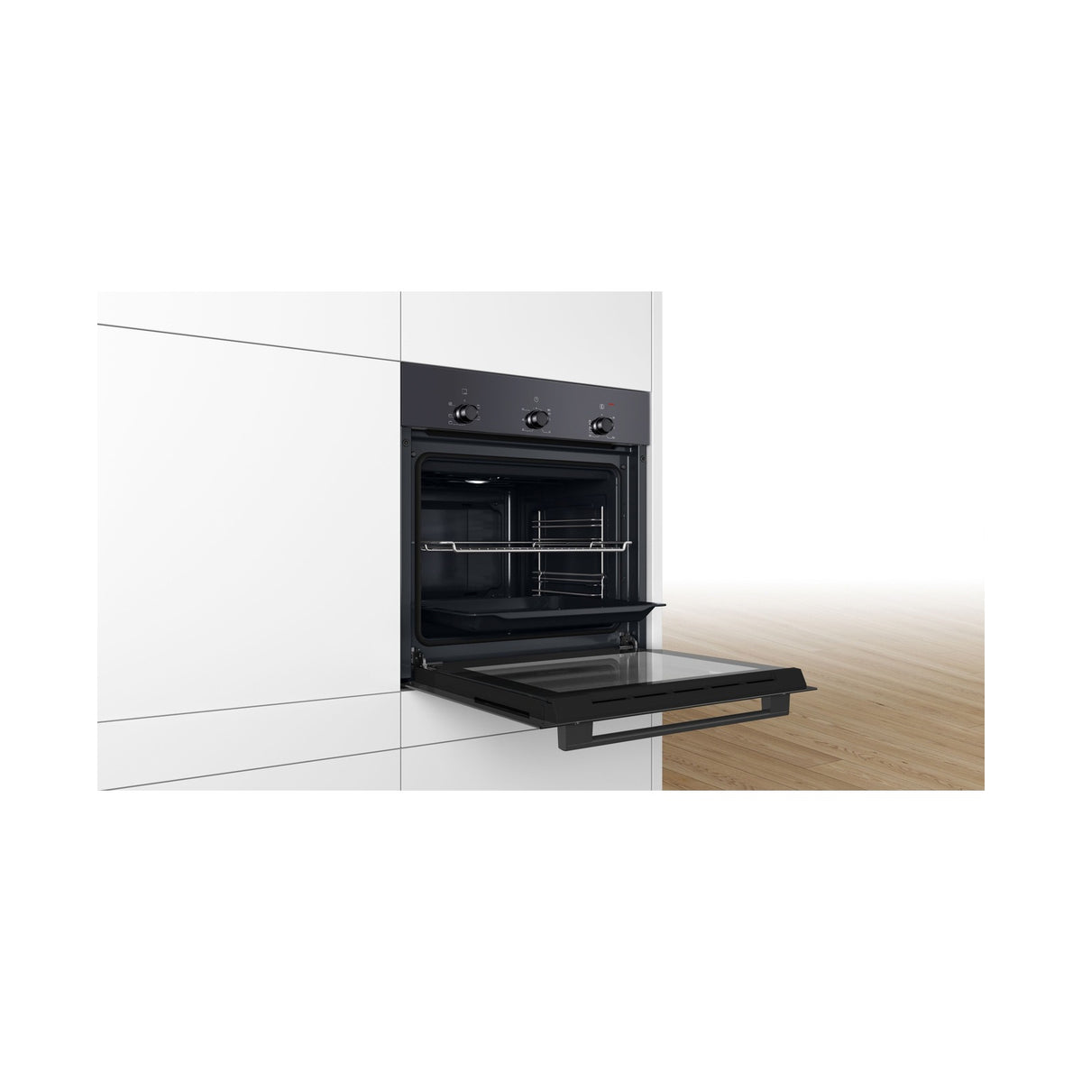 Bosch Series 2 Built in Oven 60 x 60cm Black HBF011BA1Z