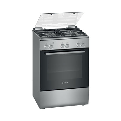 Bosch Series 2 Freestanding Gas Cooker Stainless steel HGA120E50Z