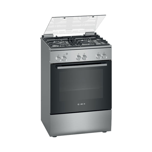 Bosch Series 2 Freestanding Gas Cooker Stainless steel HGA120E50Z