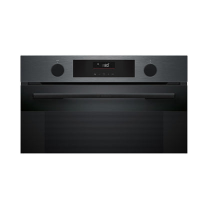 Bosch Series 4 Built in Steam Oven 60 x 60cm Black Stainless Steel HUA736EG0Z
