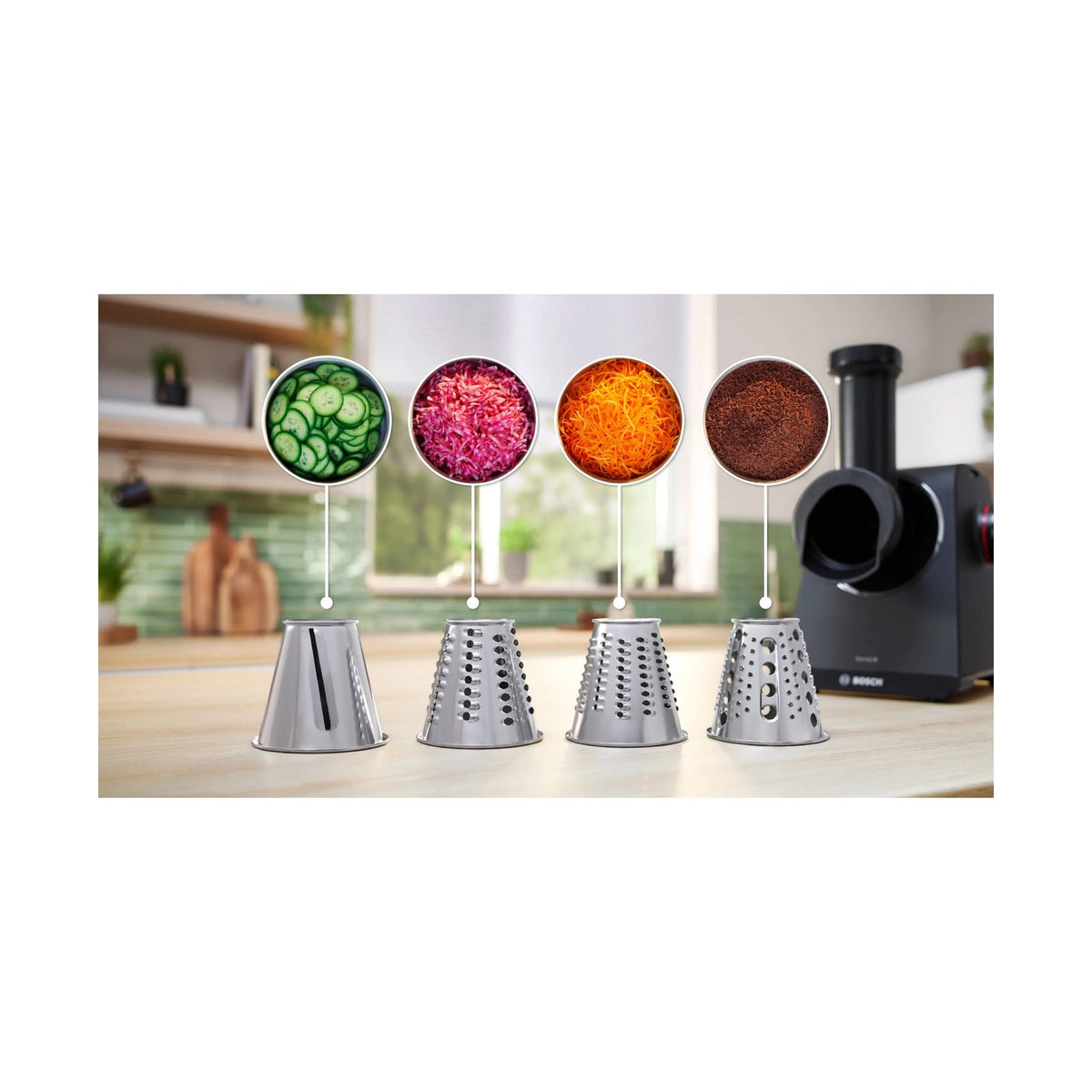 Bosch Series 4 Food mincer 1900 W Black MFWS440B