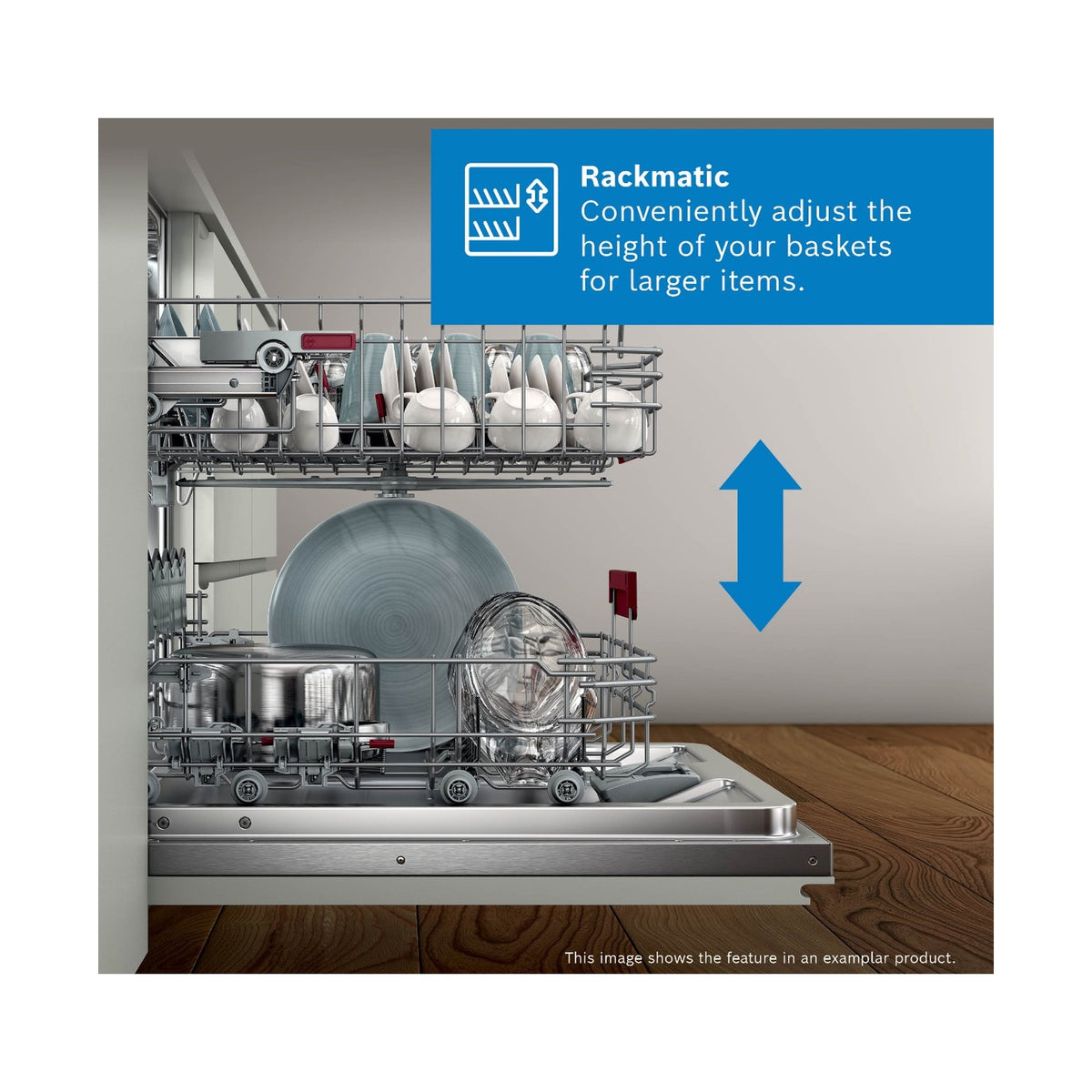 Bosch Series 4 Freestanding 13 Place Dishwasher 60 cm Brushed steel SMS46NI00Z