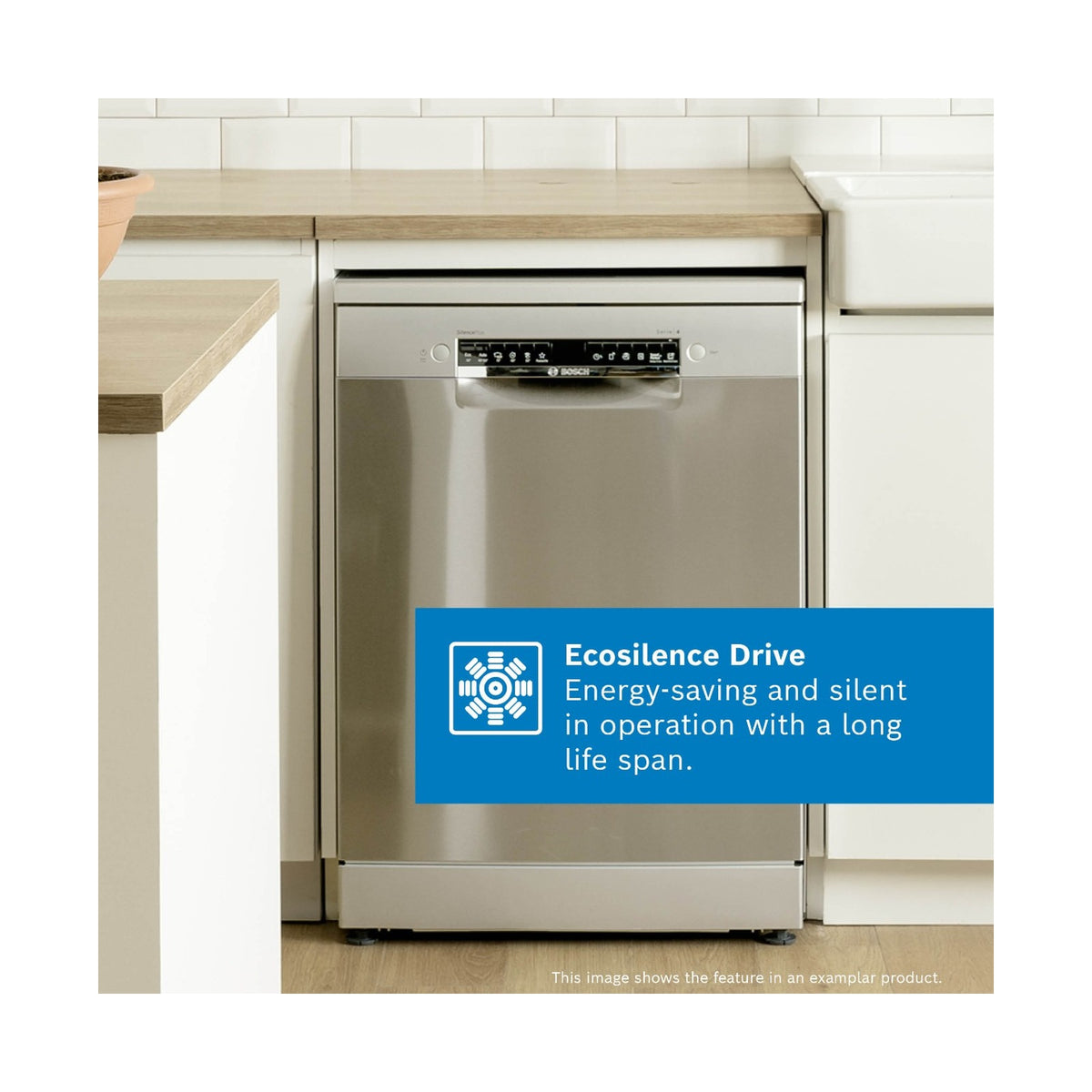 Bosch Series 4 Freestanding 13 Place Dishwasher 60 cm Brushed steel SMS46NI00Z