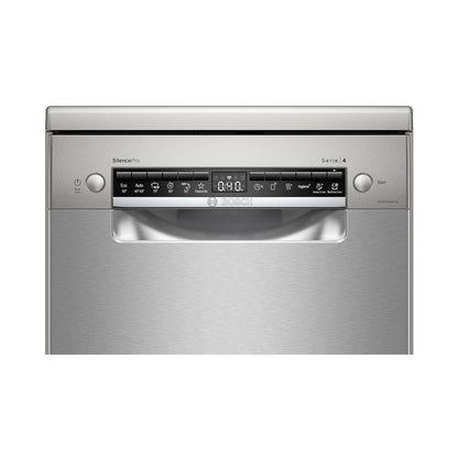 Bosch Series 4 Freestanding Dishwasher 45 cm Brushed steel SPS4HMI3FZ