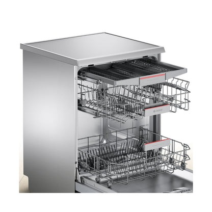 Bosch Series 4 Freestanding Dishwasher 60cm Brushed steel SMS45NI00Z