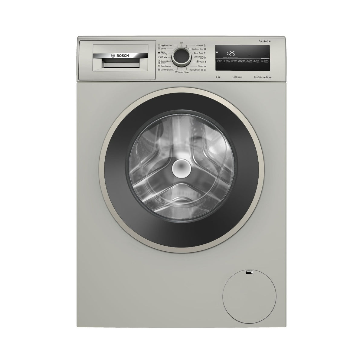 Bosch Series 4 Frontloader Washing Machine 8kg Silver inox WAN282X1ZA