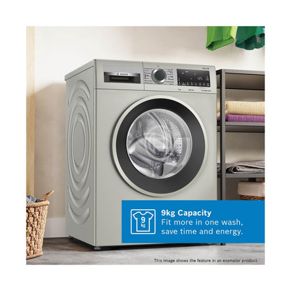 Bosch Series 4 Frontloader Washing Machine 9 kg Silver inox WGA1440XZA