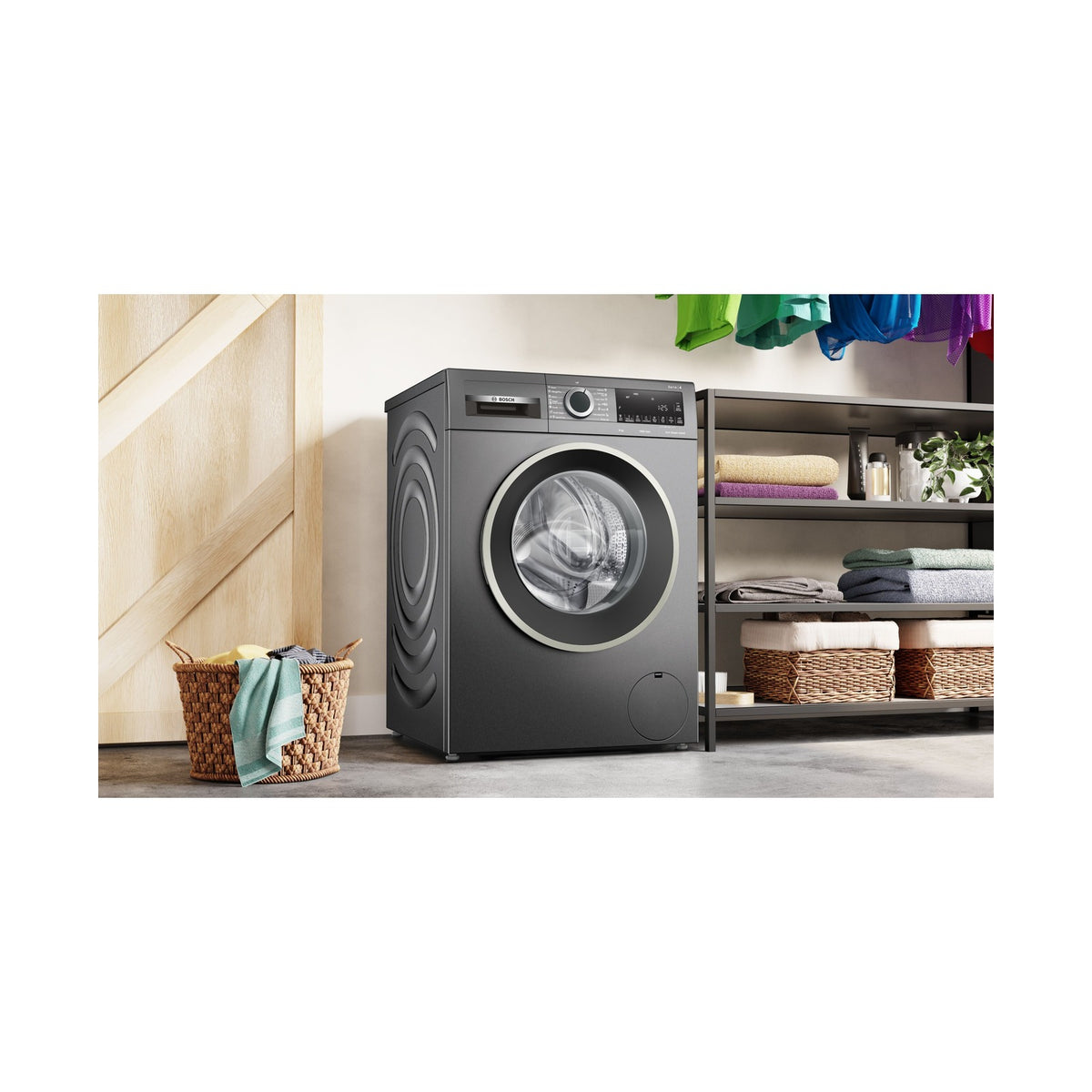 Bosch Series 4 Frontloader Washing Machine 9kg Graphite WGA244ZRZA