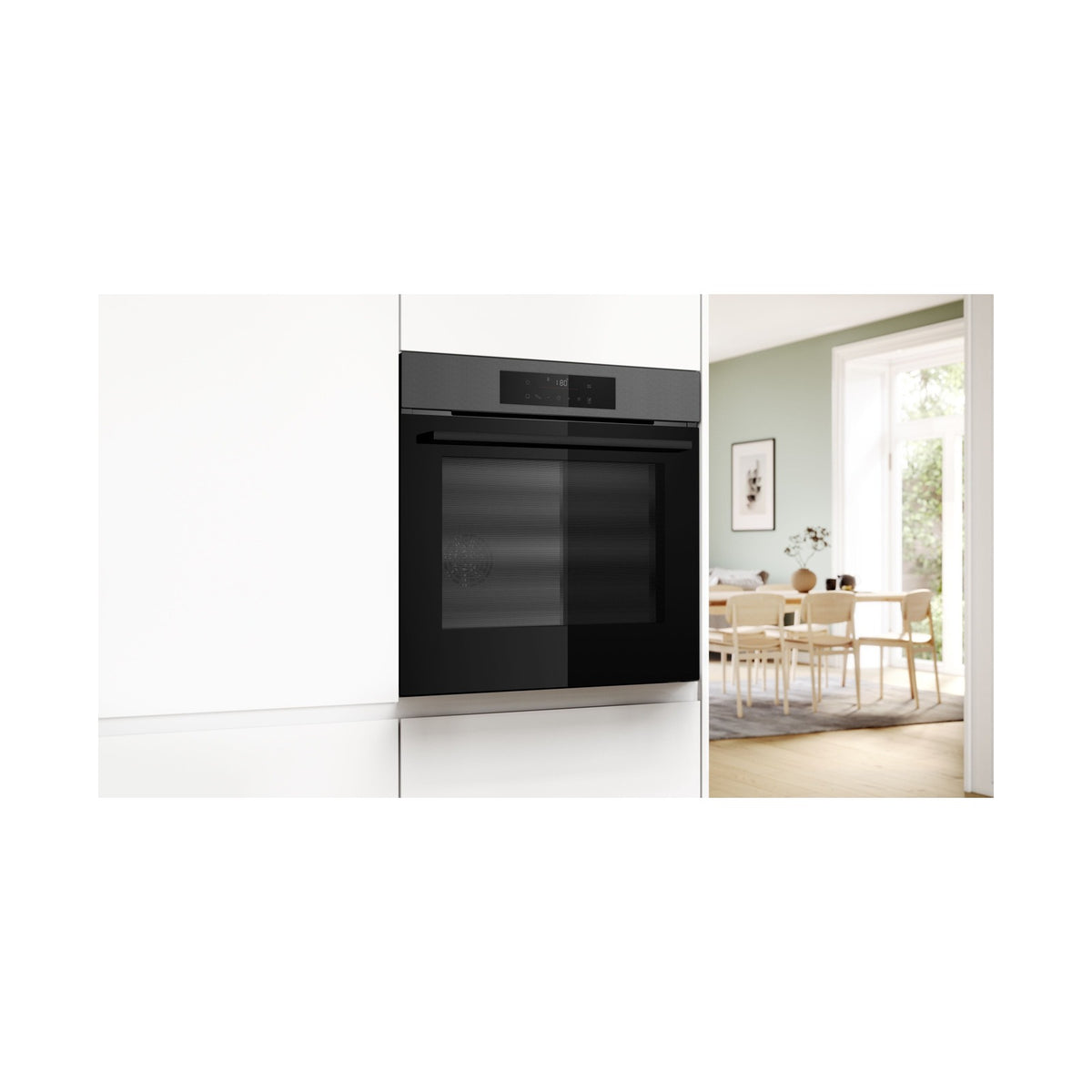 Bosch Series 6 Built in Oven 60 x 60cm Black stainless steel HJG852EG0Z