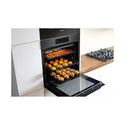 Bosch Series 6 Built in Oven 60 x 60cm Black stainless steel HJG852EG0Z