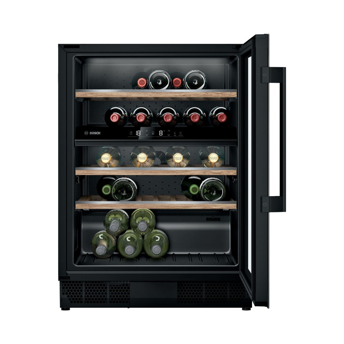 Bosch Series 6 Built in wine cooler 81 x 59cm 120L Reversible Door Hinge KUW21AHG0
