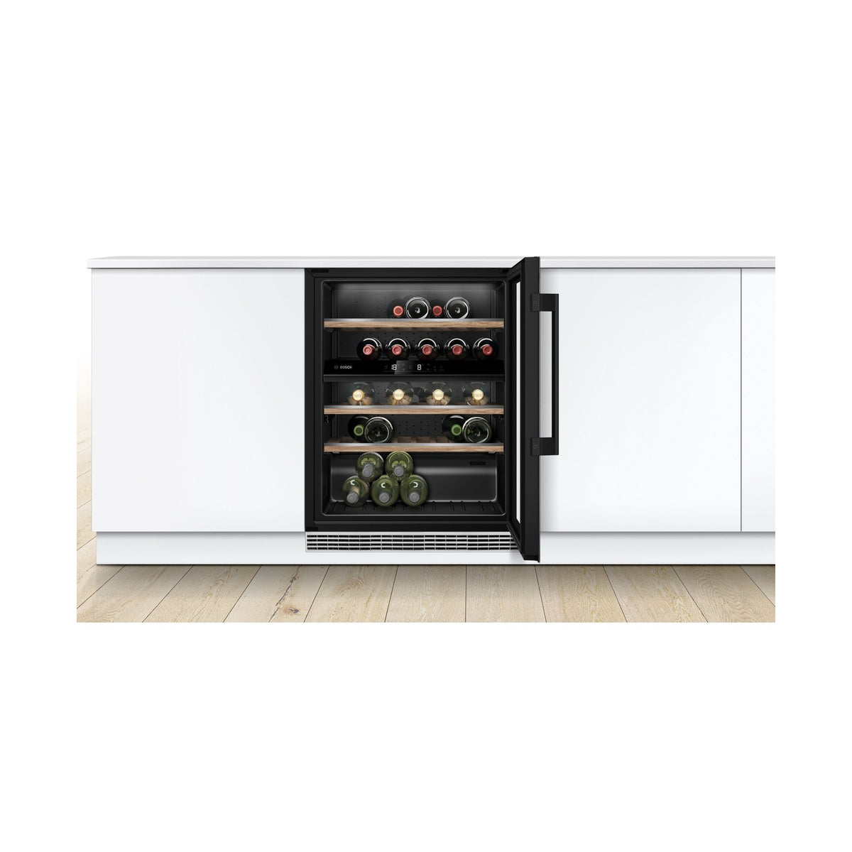Bosch Series 6 Built in wine cooler 81 x 59cm 120L Reversible Door Hinge KUW21AHG0