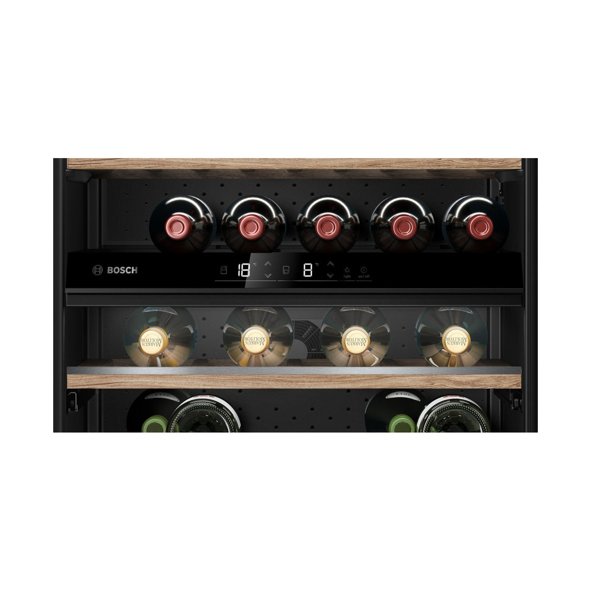 Bosch Series 6 Built in wine cooler 81 x 59cm 120L Reversible Door Hinge KUW21AHG0