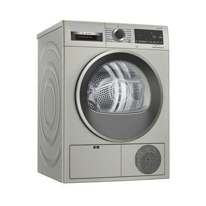 Bosch Series 6 Condenser Tumble Dryer 9kg Silver inox WPG1411XZA
