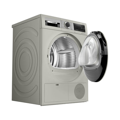 Bosch Series 6 Condenser Tumble Dryer 9kg Silver inox WPG1411XZA