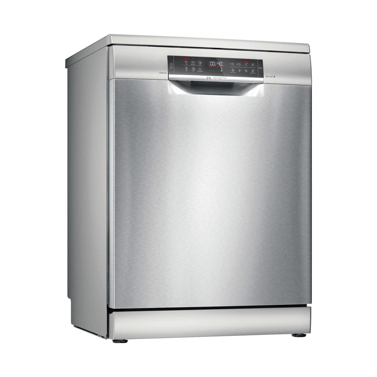 Bosch Series 6 Freestanding 13 place Dishwasher 60cm Brushed steel SMS6HMI04Z