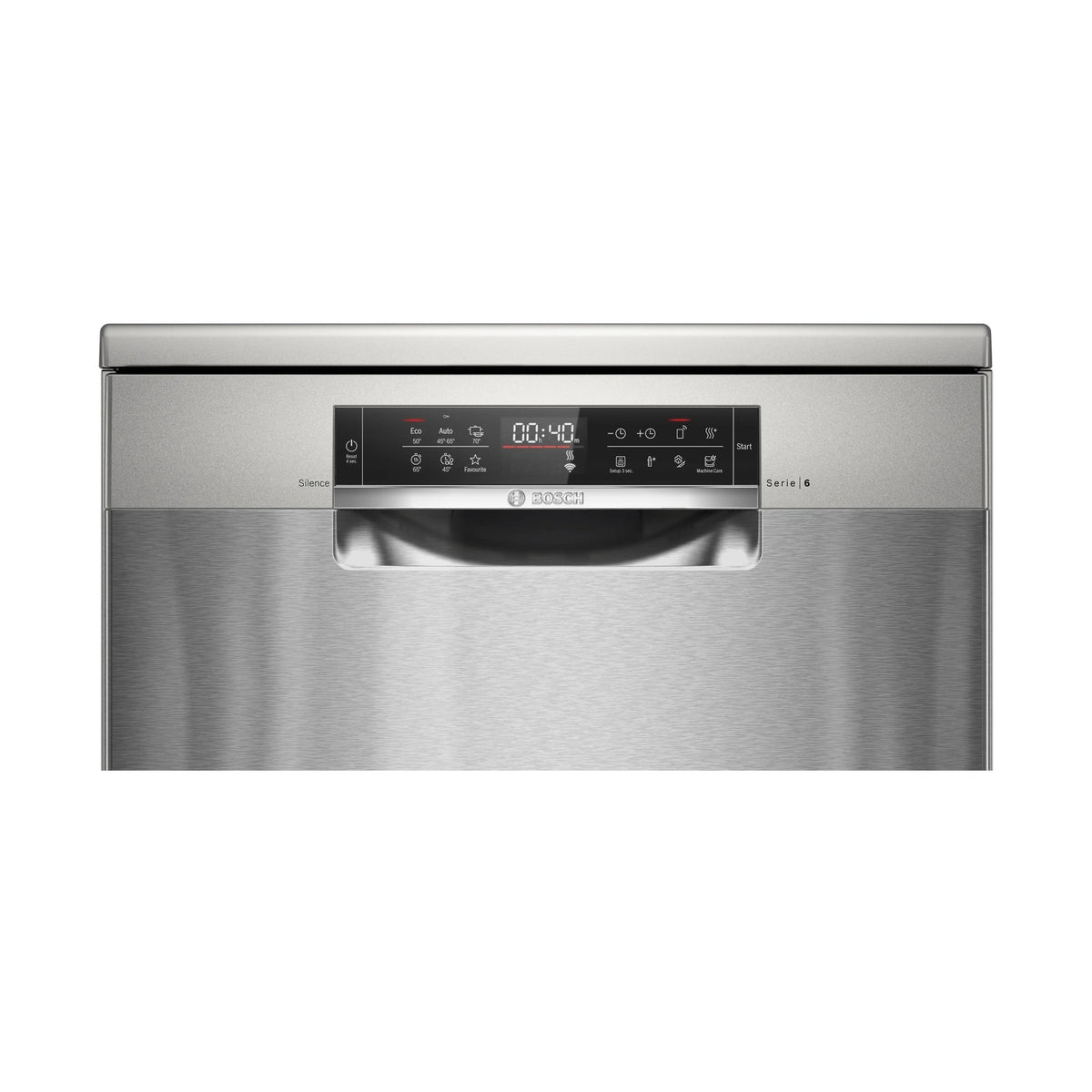 Bosch Series 6 Freestanding 13 place Dishwasher 60cm Brushed steel SMS6HMI04Z