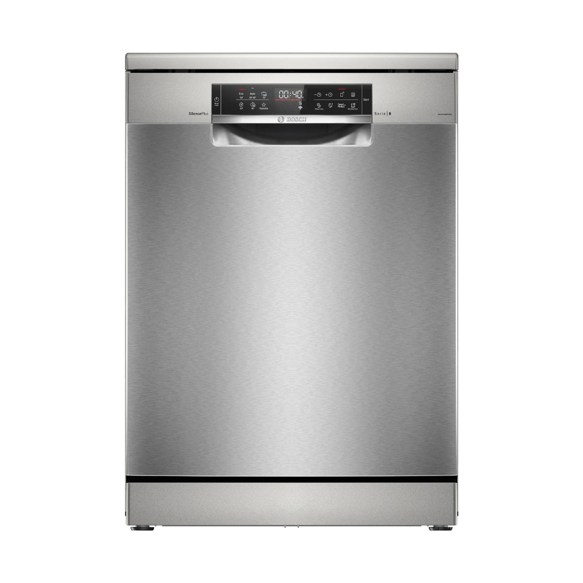 Bosch Series 6 Freestanding 13 place Dishwasher 60cm Brushed steel SMS6EMI10Z